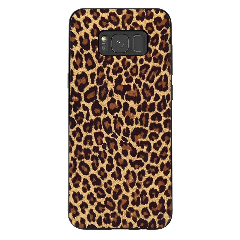 Силиконовый ТПУ Модный чехол с тигром леопардовым принтом для Samsung Galaxy A3 A5 A6 A7 A8 A9