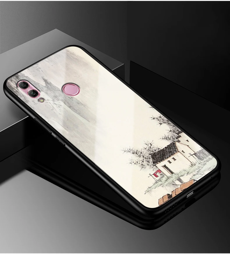 A 6,21 ''для huawei Nova Lite 3 Чехол POT-LX2 из закаленного стекла жесткий чехол для телефона для huawei Nova Lite 3 Чехол Nova Lite3 мягкая рамка