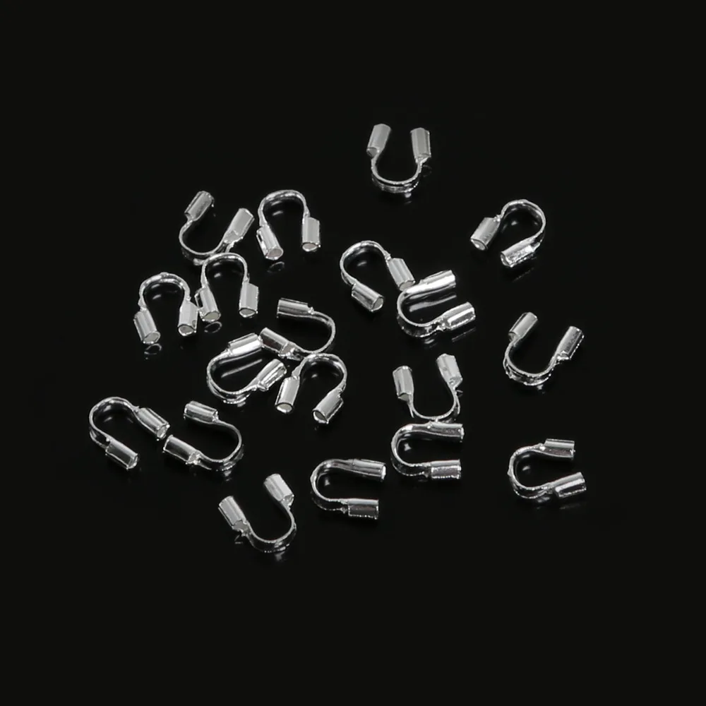 Проволочные Защитные Петли U образной формы 100 шт. 4 х4 мм|jewelry fob|jewelry findings bezelfindings