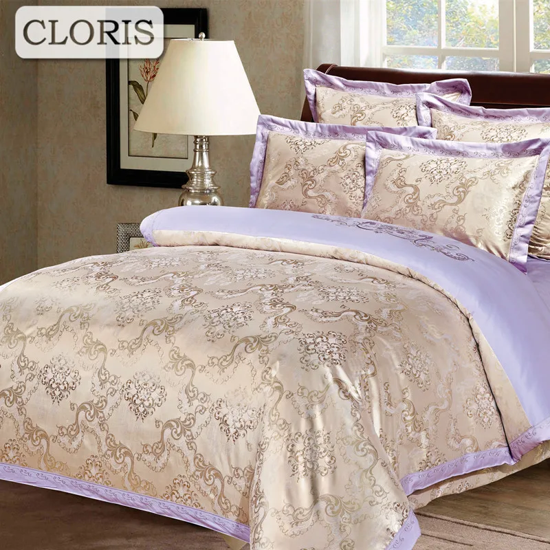 CLORIS Новый хлопковый комплект постельного белья клетчатое покрывало семейный