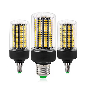 E27 светодиодная лампа E14 SMD5736 Светодиодная лампа AC 110V 220V Светодиодная лампа кукурузы 3,5 W 5W 7W 9W 12W 15W 20W без мерцания для гостиной ампулы