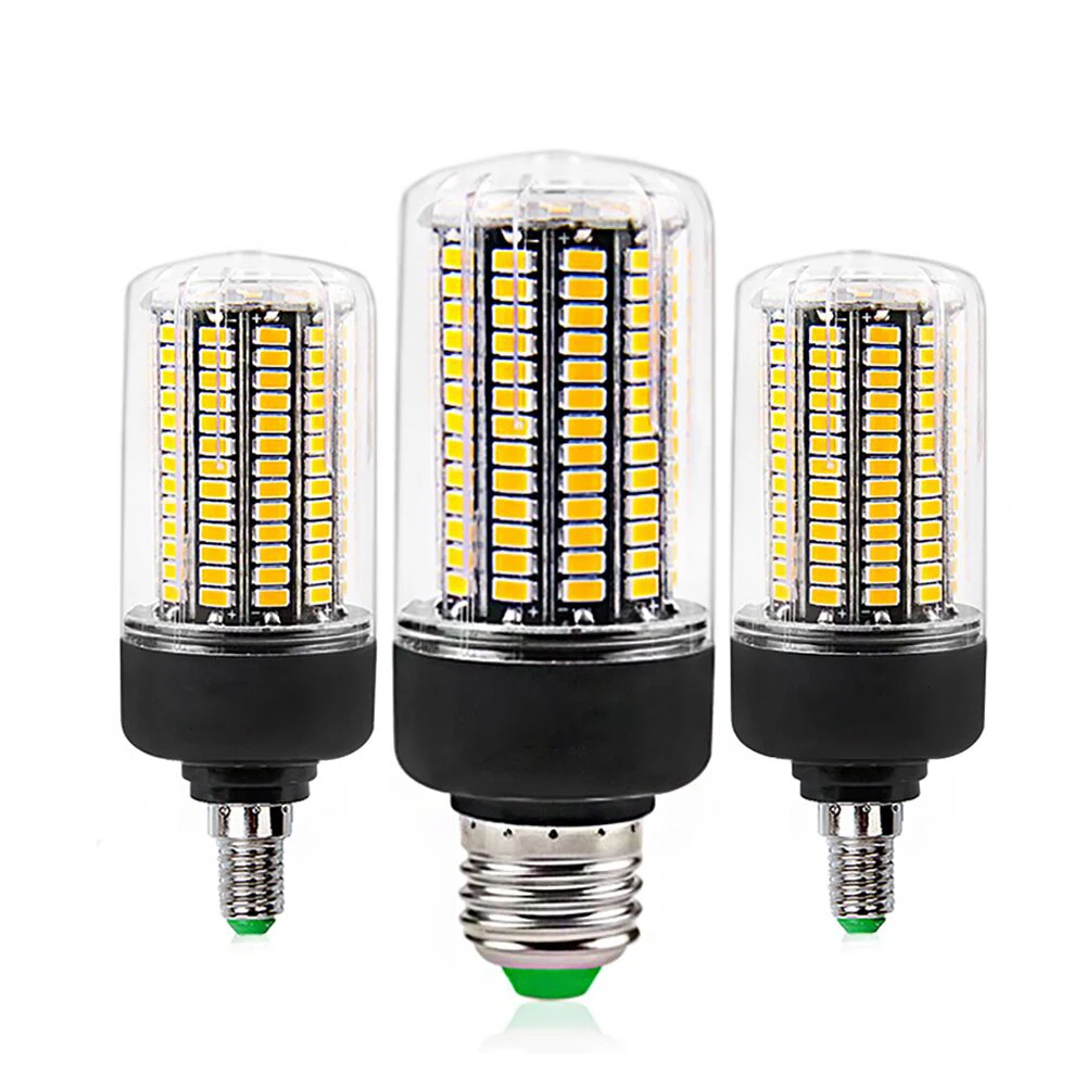 E27 светодиодная лампа E14 SMD5736 Светодиодная AC 110V 220V кукурузы 3 5 W 5W 7W 9W 12W 15W 20W без