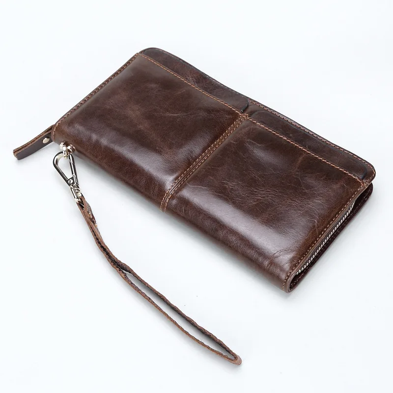 Длинный кошелек дизайнерская сумка из натуральной кожи новые модные бумажники
