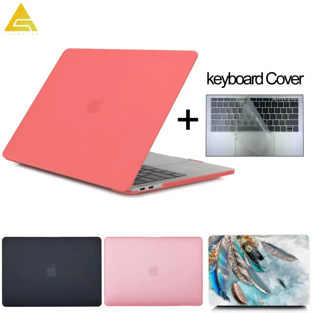Чехол для ноутбука Apple MacBook Air 13 Touch ID A1932 Pro retina 11 12 13 15 для mac book Pro 13,3 15,4 Touch Bar+ чехол для клавиатуры