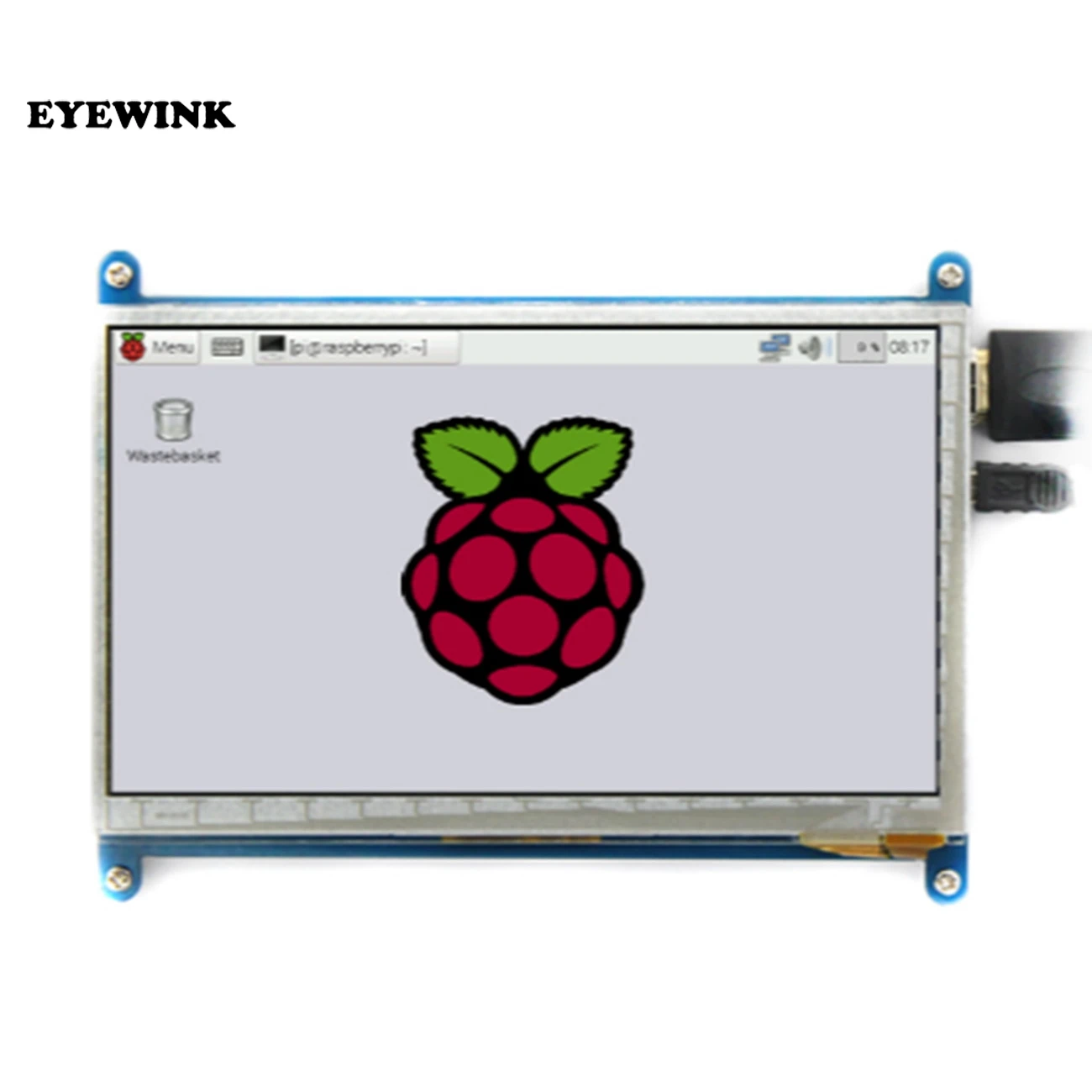 7 дюймовый емкостный сенсорный экран 800*480 IPS TFT LCD модуль для Raspberry Pi 3 B +|pi touch