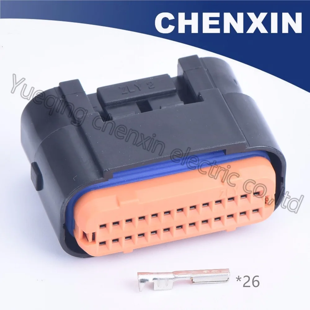 

Black 26pin Waterproof wire plug connectors for automobiles ECU auto connector MX23A26XF1 MX23A26SF1