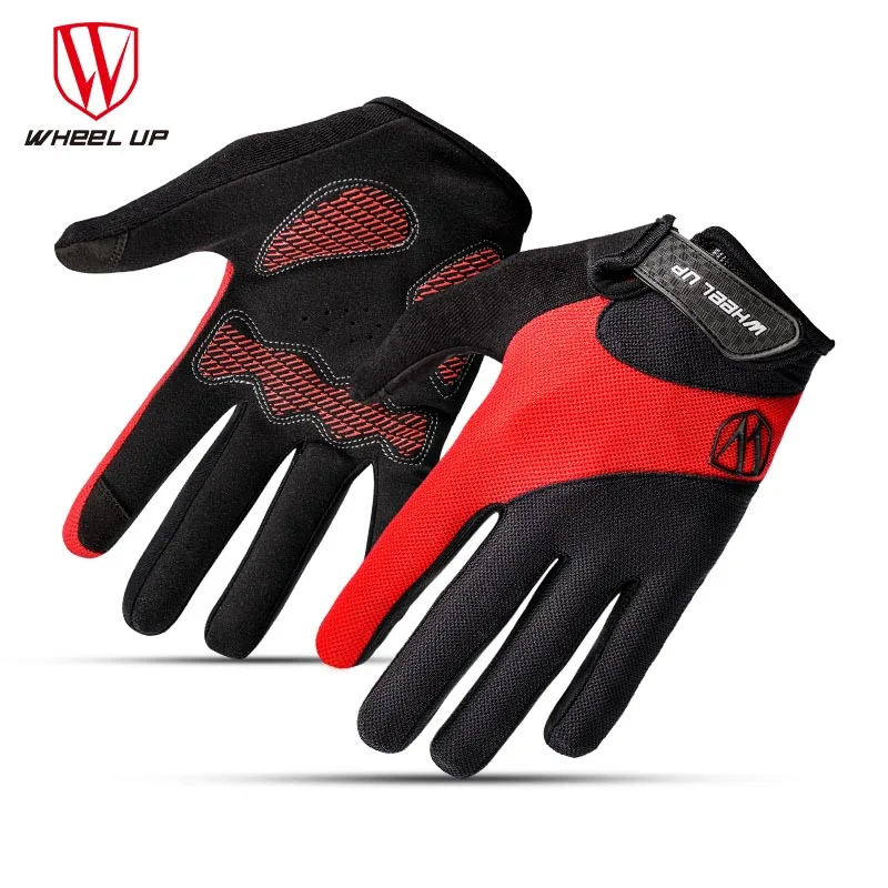 Колеса до Полный Пальцы велосипедные перчатки Для мужчин женщин для верховой