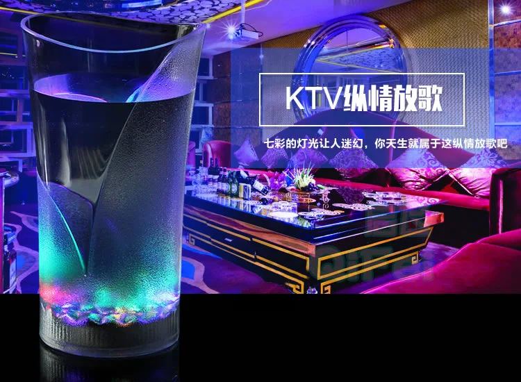 Новый популярный дизайн Светодиодный светящийся стеклянный стакан популярная