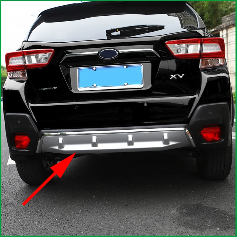 Для Subaru XV 2017 2018 2019 бампер заднего тела Защита от скольжения защитный Накладка для
