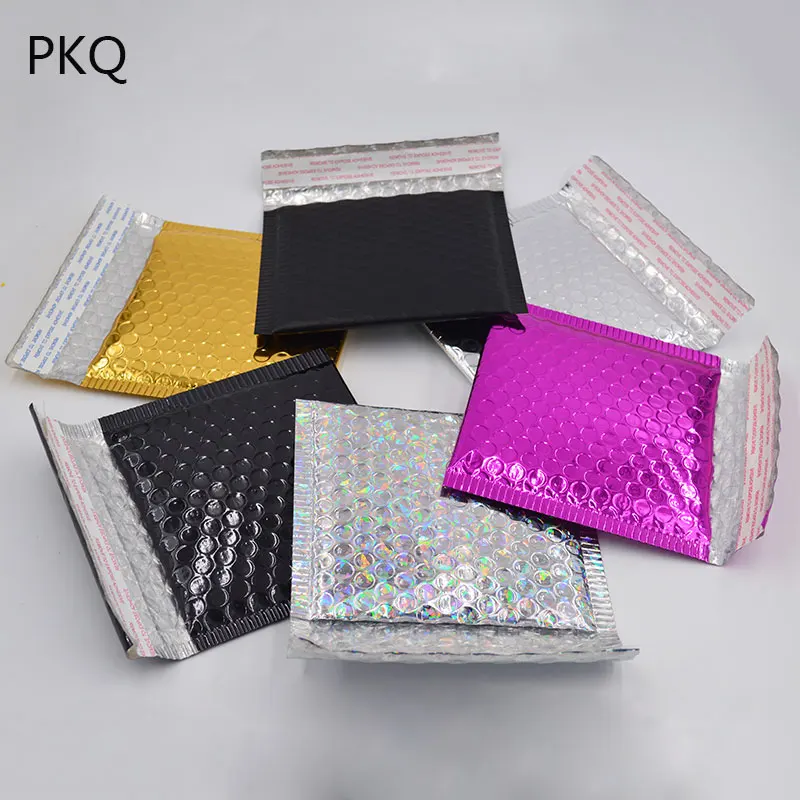 20 шт 15x13cm Алюминий Фольга конверты Пузырь Мягкий Конверт небольшой почтовый