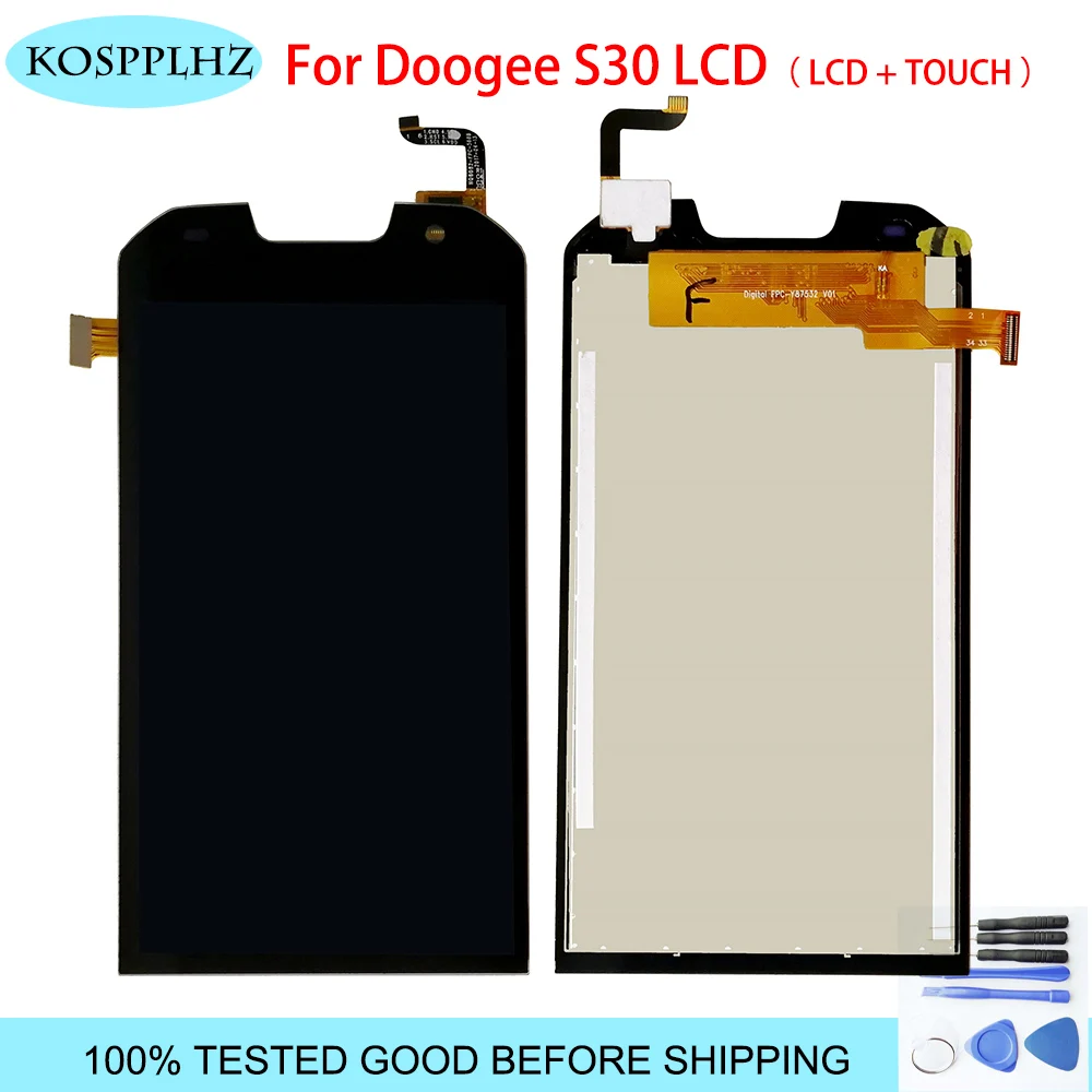 ЖК-дисплей и тачскрин Для Doogee S30 экран 5 дюймов с инструментами 100% тестирование |