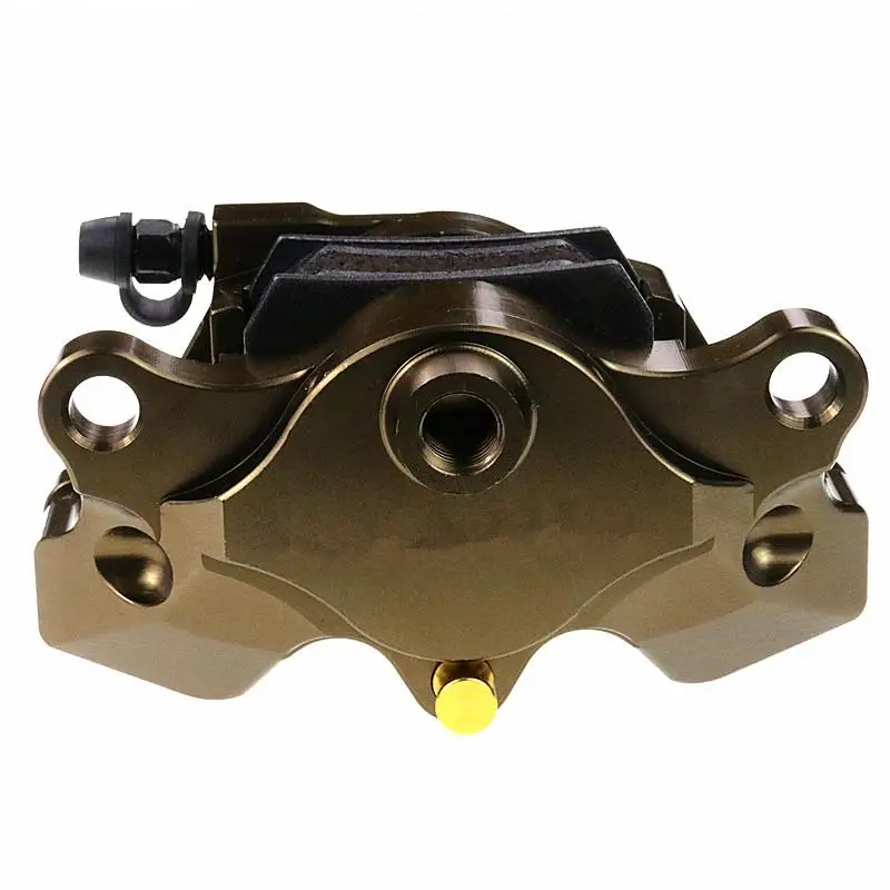 BRONZE RED LOGO Мотоциклы тормозной суппорт с колодками P2* 34 мм 84 мм крепление для Ducati задний тормоз для Honda Yamaha Kawasaki Suzuki модифицировать - Цвет: BRONZE RED LOGO
