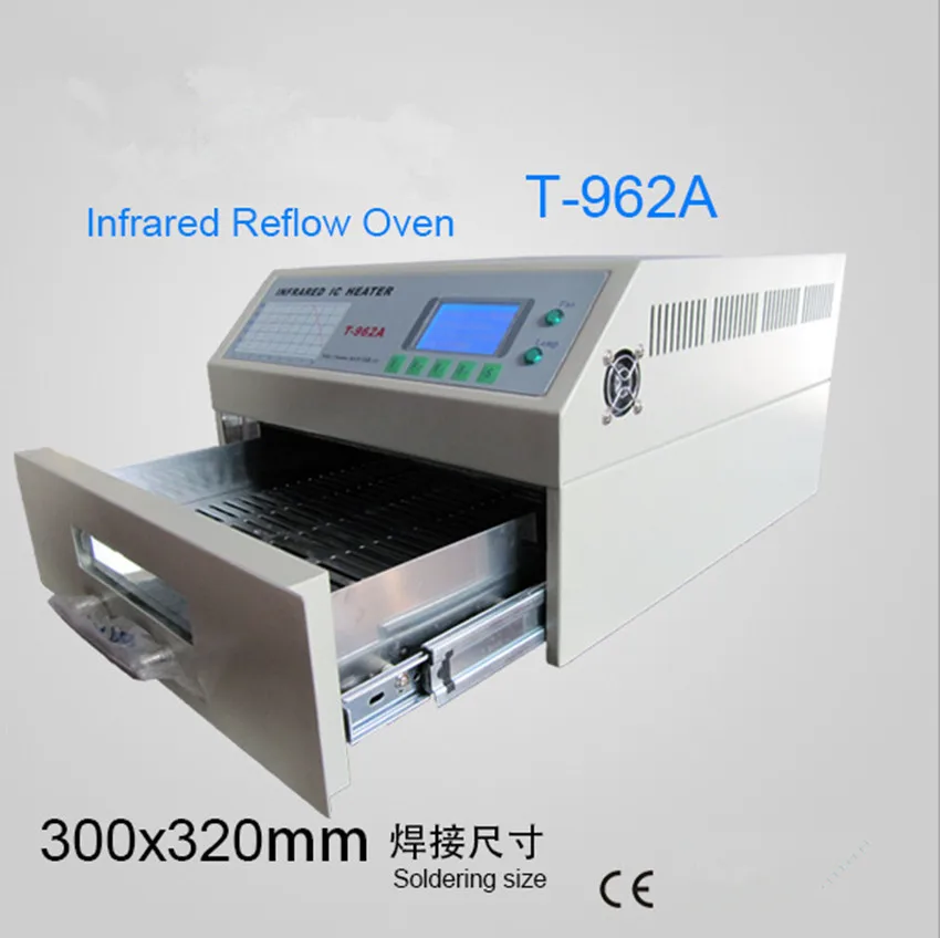 Puhui T962A DGC Инфракрасная печь для оплавления паяльная IC НАГРЕВАТЕЛЬ станция