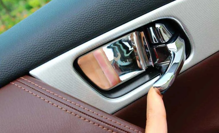 Интерьерные аксессуары для infiniti QX50 QX70 FX35 QX80 EX дверная ручка на запястье чаша Защитная декоративная крышка наклейка отделка рамка