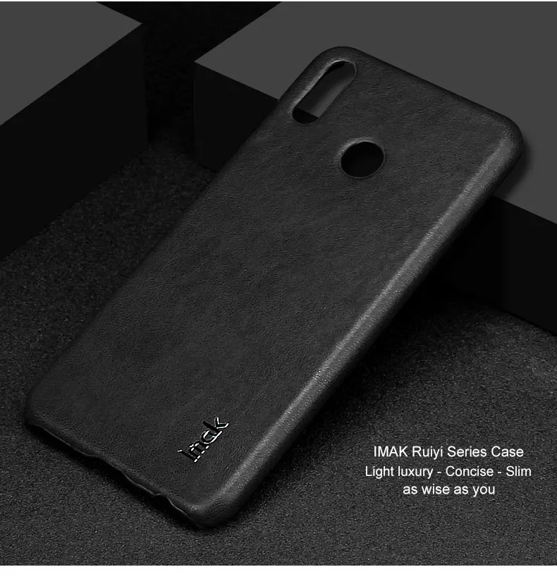 Imak Ruiyi серия светильник роскошный из искусственной кожи чехол для huawei Honor 8X/Honor Play/Honor Magic 2 V20 Nova 4 Чехол тонкий корпус