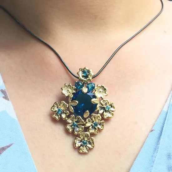 Новая мода серебряный и черный золото ожерелье из серебряных цепей 19-19 5 дюймов (2