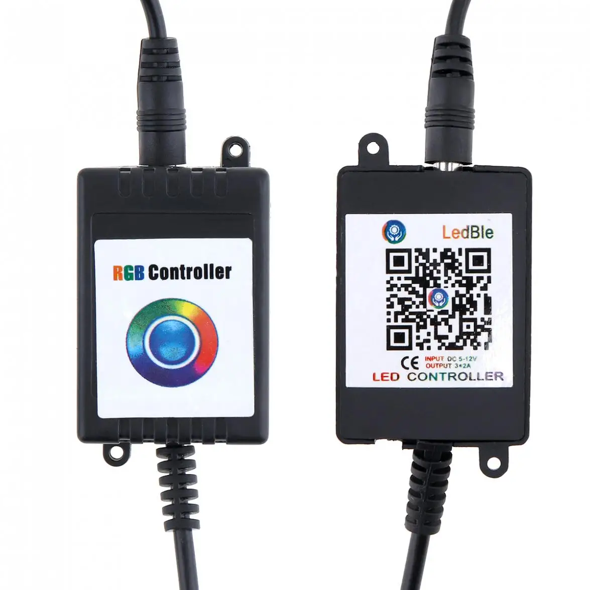 12 В 4 шт. автомобильный RGB светодиодный DRL светильник 5050SMD Bluetooth Android IOS Телефон управление Авто Интерьер Атмосфера лампы комплект