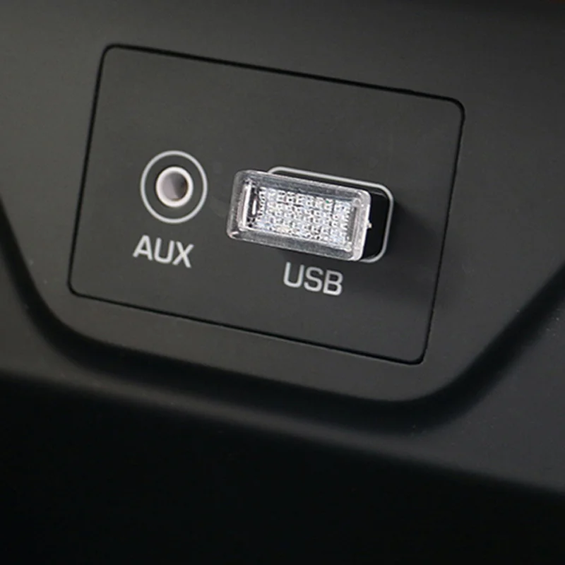 USB мини светодиодный ночсветильник для внутреннего освещения автомобиля нижняя