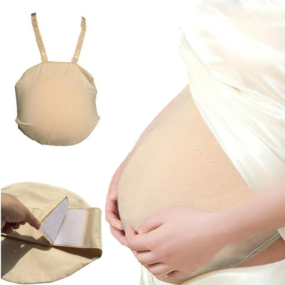 S/M/L искусственная кожа живот для беременных сумка трансвеститов подарок на