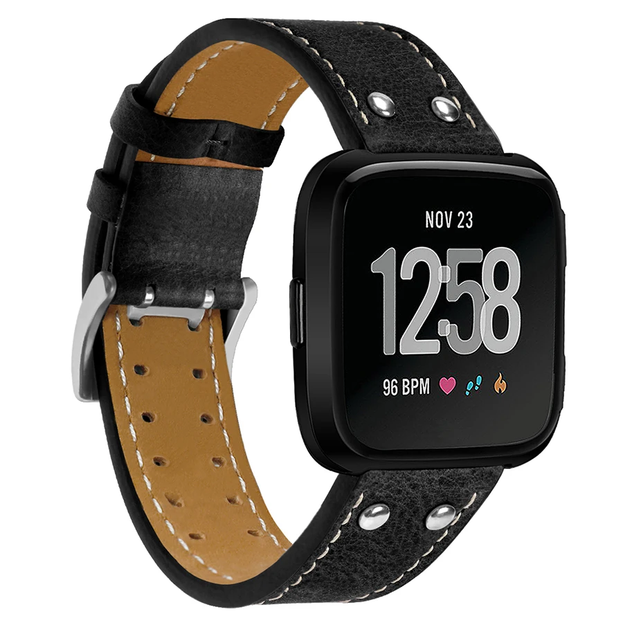 Для Fitbit Versa 2 Браслет из натуральной кожи сменный ремешок для часов Lite аксессуары