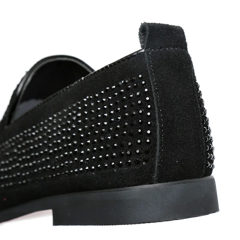 Большие размеры мужские лоферы для взрослых с блестками роскошные летние