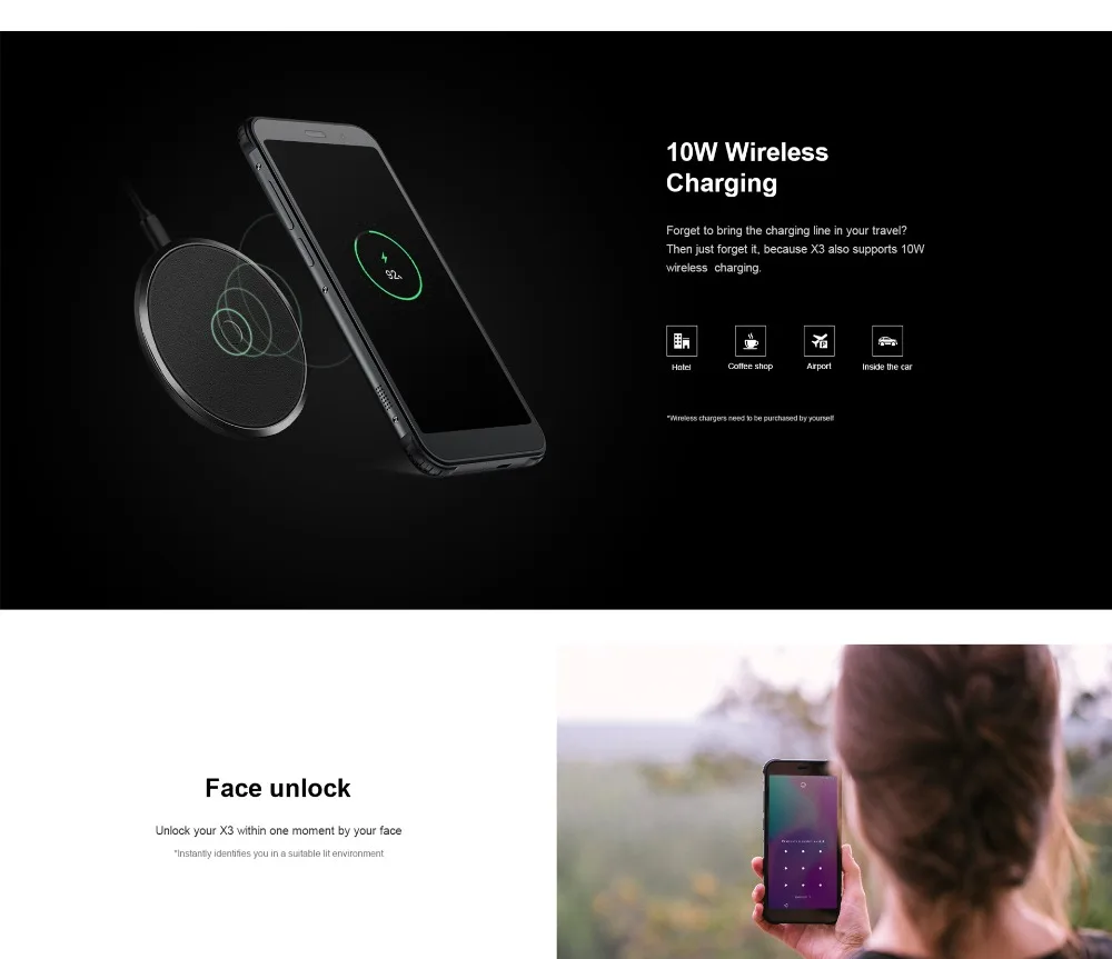 Смартфон AGM X3, 6 ГБ, 64 ГБ, IP68, Snapdragon 845, 5,99 дюймов, 12 Мп+ 24 МП, двойная задняя камера, 20 МП, фронтальная камера, отпечаток пальца, телефон nfc