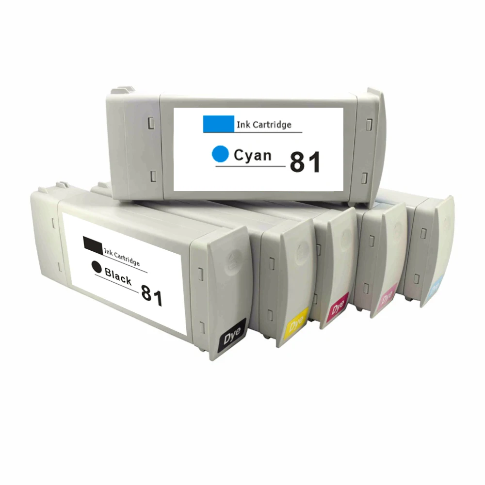 Compitable картридж замена 81 Восстановленный чернильный для hp Designjet 5000 PC 5500 ps полный