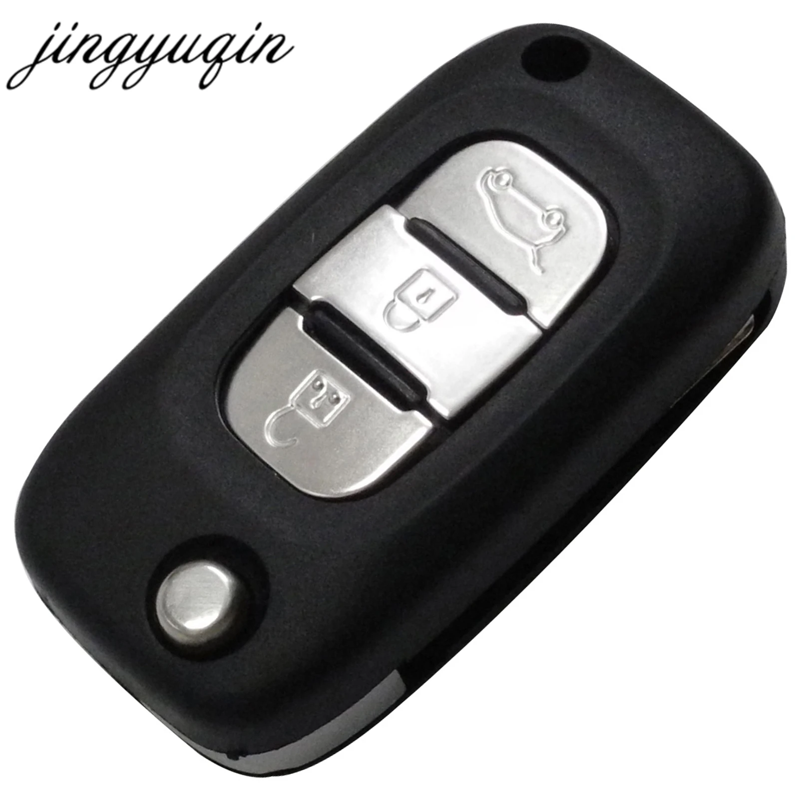 Jingyuqin для Renault Clio Megane Kangoo Modus 3 кнопочный пульт дистанционного управления складной