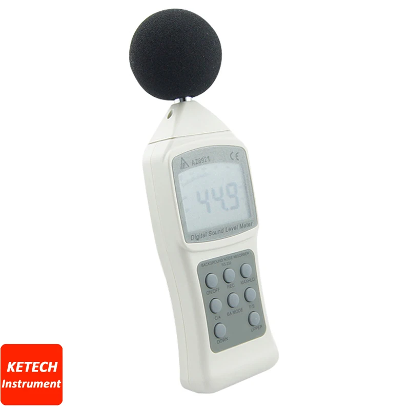 Цифровой измеритель уровня шума AZ8921 с ЖК дисплеем|decibel|decibel meterdecibel level meter |