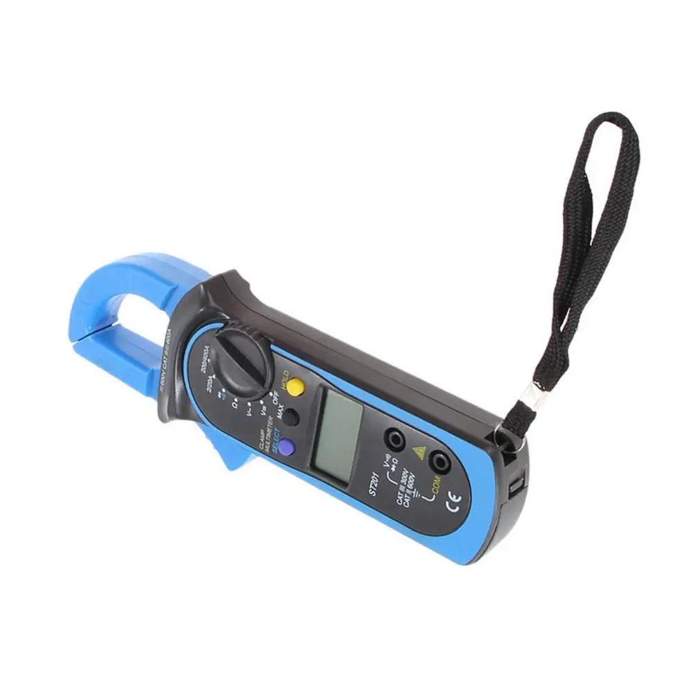 Удерживайте пик высокого качества синий цифровой ЖК-мультиметр Вольтметр