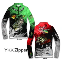 fun 2019 men women long sleeve fishing clothes outdoors quick dry fishing sweater shirt red green competition service