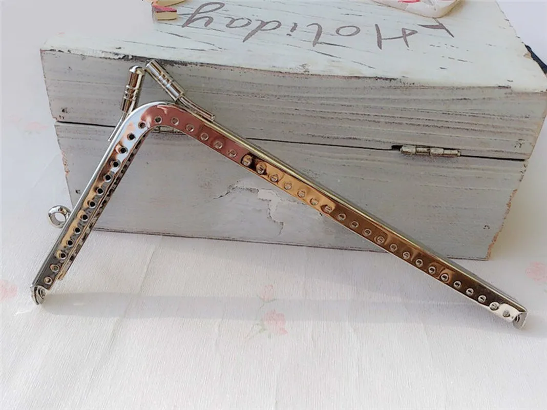 1 шт. DIY серебристый металлический каркас Изысканный кошелек L форма красивый