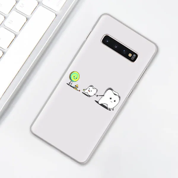 003 Стоматолог зубов чехол для телефона для samsung Galaxy S10e S10 плюс S7 S8 S9 Plus, Note 8, 9, 10, плюс S10 5G M20 M30 жесткий чехол Coque - Цвет: 003