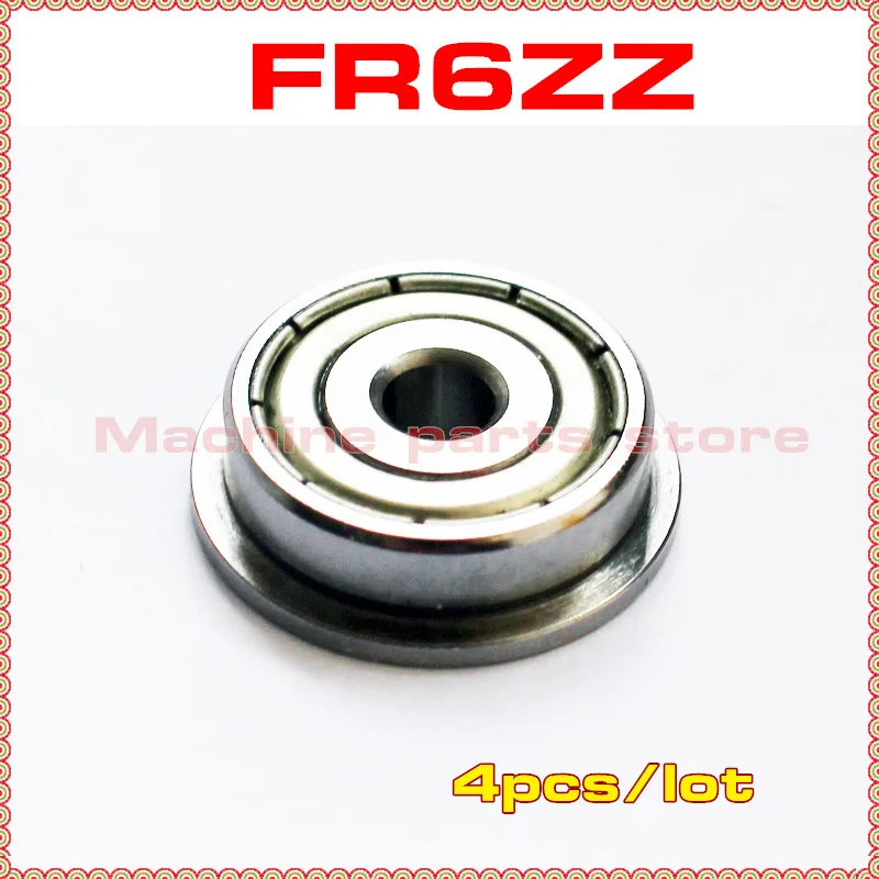 Радиальный фланец FR6ZZ R6ZZ 4 шт. шариковый подшипник 3/8x7/8x9/32 дюйма металлический щит