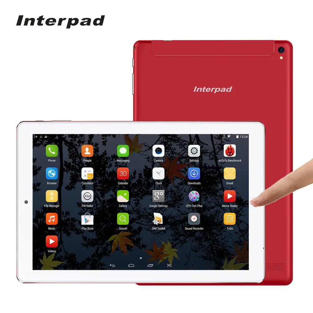 Interpad оригинальный высокого класса таблетки 10.1 дюймов MTK6582 Quad Core 3G вызова android