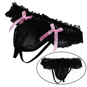 Стринги мужские кружевные, цвет в ассортименте, M L XL XXL, M-4XL