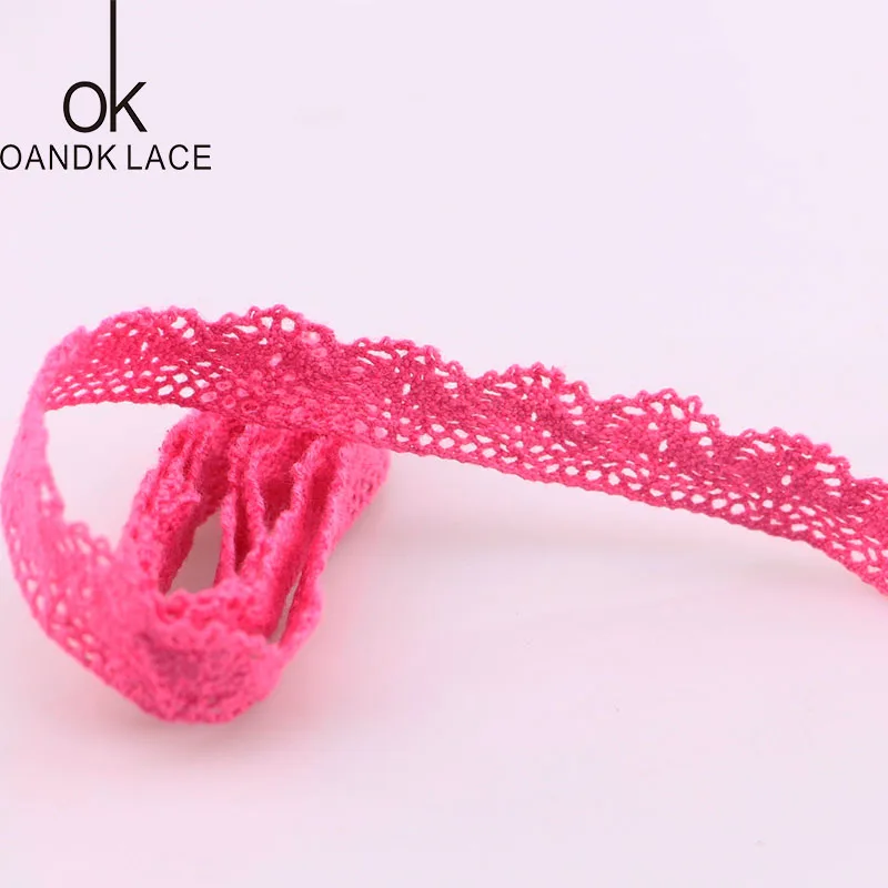 5 яд швейная ткань DIY отделка хлопок крючком кружево ткань свадебное украшение ручной работы аксессуары ремесло - Цвет: 5 YARD  1.5cm