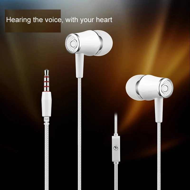 YITEK HQ02 наушники вкладыши стерео гарнитура Hifi басовые для телефона компьютера fone de