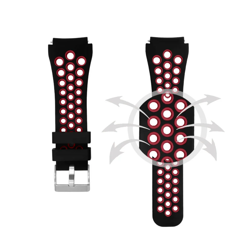 Спортивный ремешок для samsung gear s3 Frontier/Классические Смарт часы силиконовый