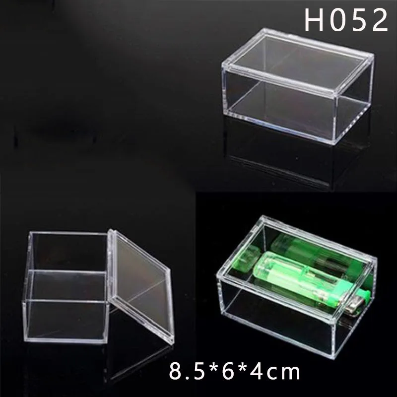 H052 8.5x6x4cm 10 шт./лот, 19 размеров, прозрачная квадратная Подарочная коробка из ПВХ, Подарочная коробка для конфет, Сувенирная Коробка, прозрачная коробка для шоколада, коробка для свадебной вечеринки - Цвет: H052 8.5x6x4cm