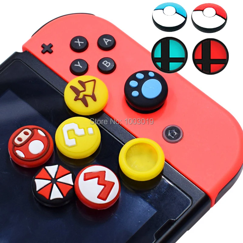 4 шт. силиконовые накладки для джойстика Nintendo Switch | Электроника