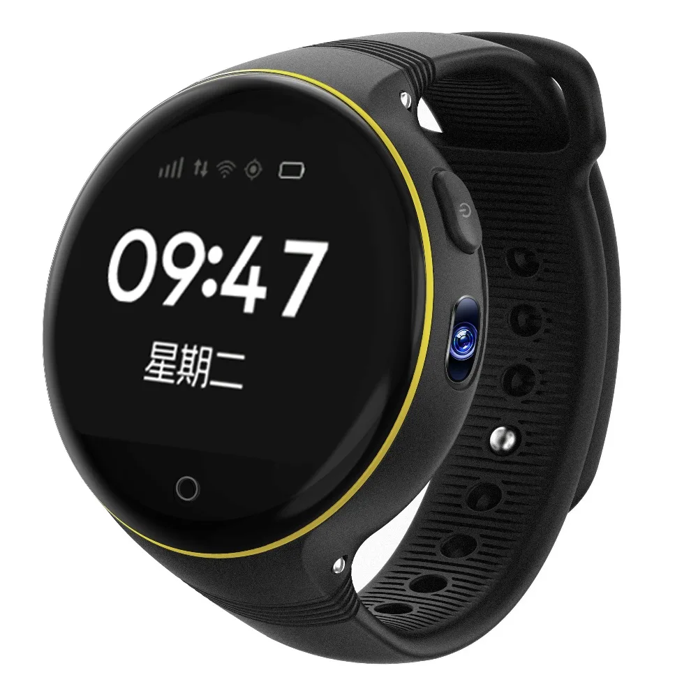 S668 Детские умные часы Сенсорный экран круглый в gps LBS Wi Fi камера позиционирования G