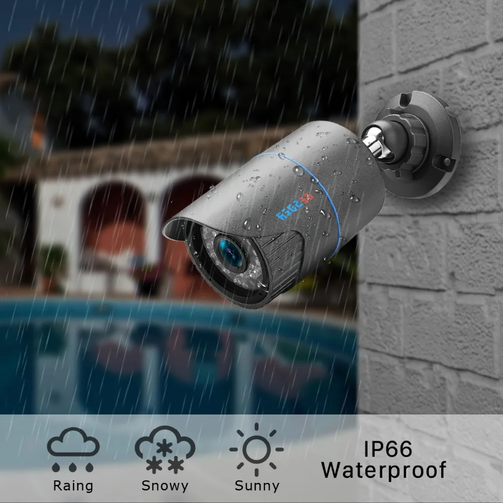 BESDER HD 1080P наружная Водонепроницаемая цилиндрическая ip камера домашняя