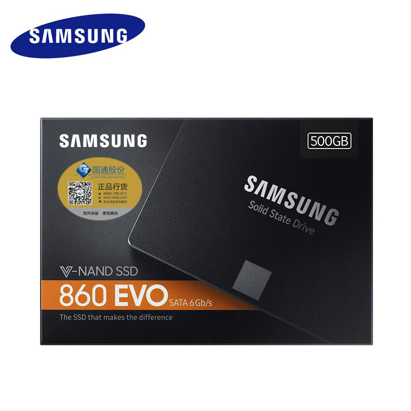 SAMSUNG SSD 860 EVO 500 Гб 250 1 ТБ 2 ТБ Внутренний твердотельный жесткий диск HDD жесткий диск SATA3 2,5 дюймов для ноутбука/настольного ПК/ПК MLC NAND