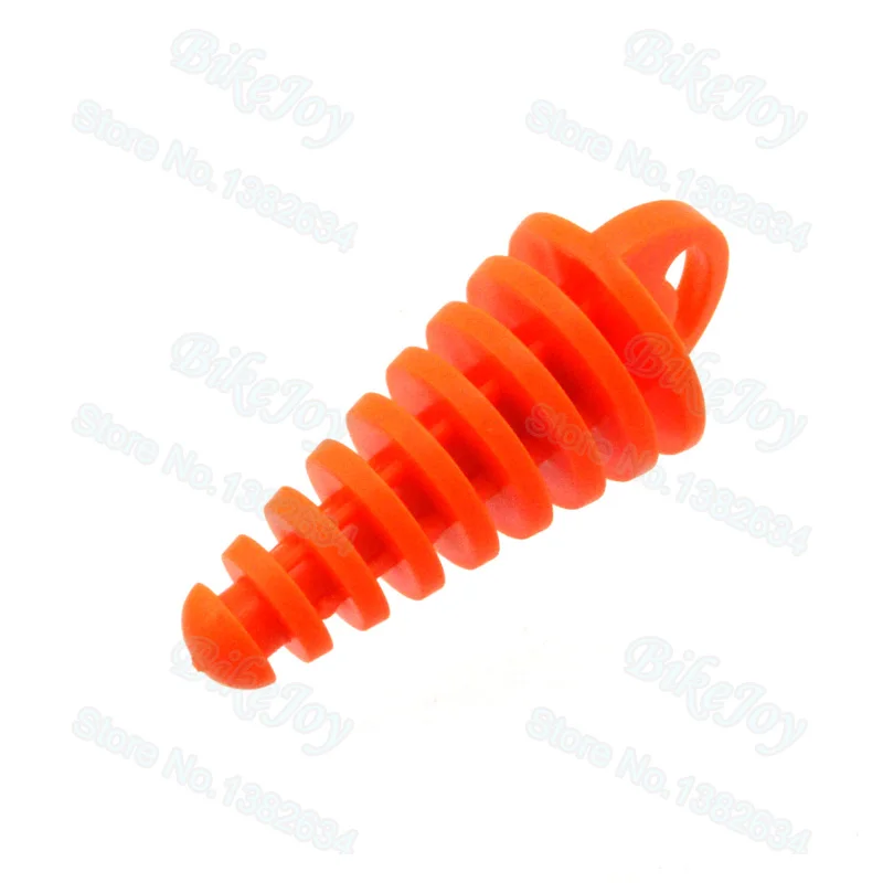 5x Orange Muffler Exhaust Pipe Silencer Wash Plug For 2 Stroke Dirt Bike ATV Scooter Honda Yamaha Kawasaki Motor | Автомобили и