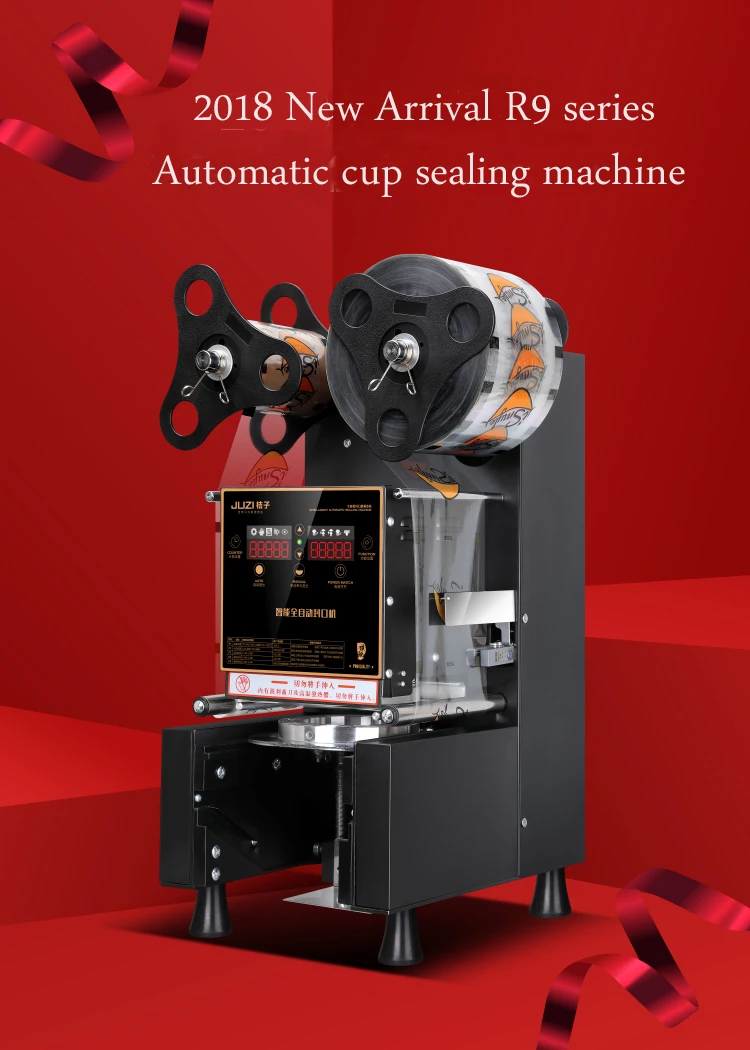 

Plastic paper Cup Sealer Bubble tea bottle sealing machine