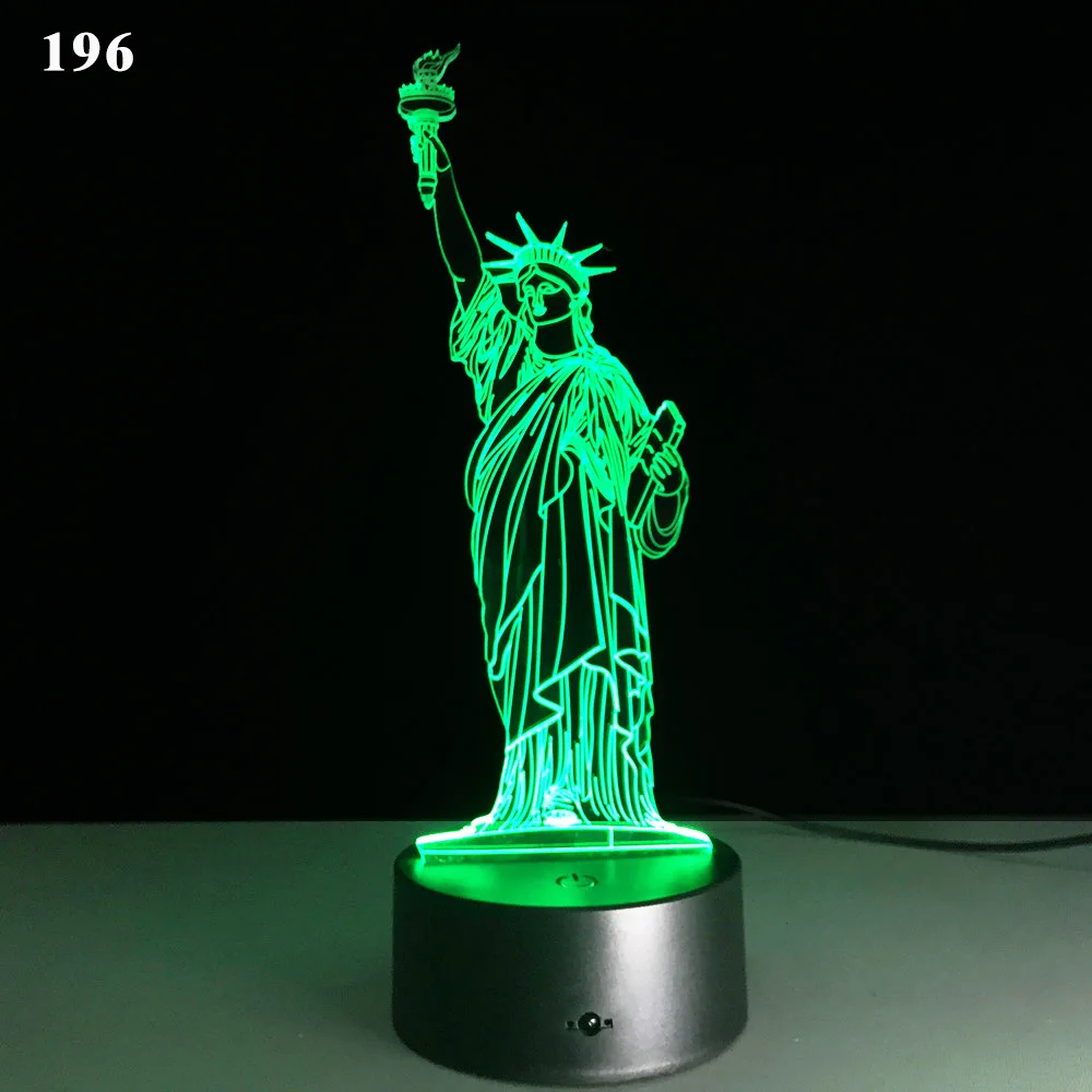 

Wholesale Eiffel Tower Lamp Creative Gift Colorful Led Induction For Bedroom Remote Control Night 3d Table Lamp