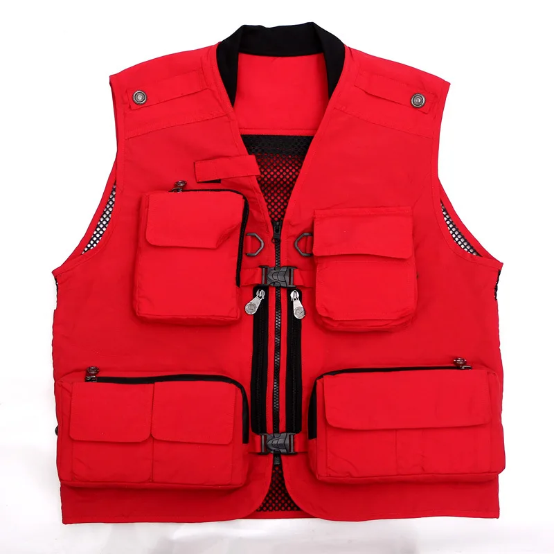 Мужской жилет модный с несколькими карманами для фотосъемки|vests for men|male vestvest outdoor |