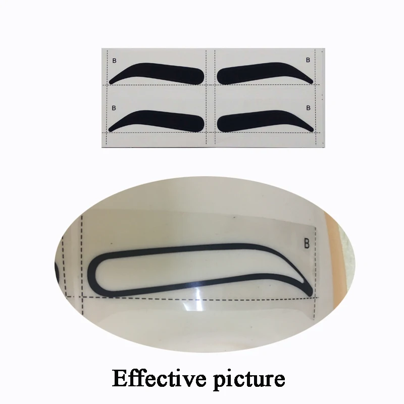 

20pcs/lot Microblading Accessories Eyebrow Ruler Sticker Makeup Tools Disposable Eyebrow Ruler Measure Tool for Tattoo Supplies