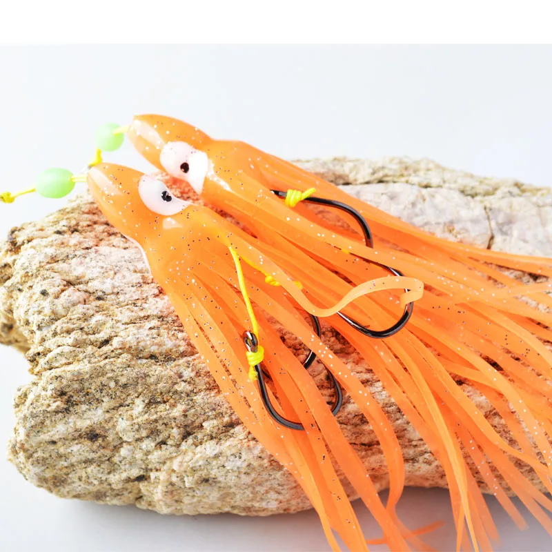 Тома 3 шт./лот Колеблющаяся блесна приманка рыболовные крючки силиконовые